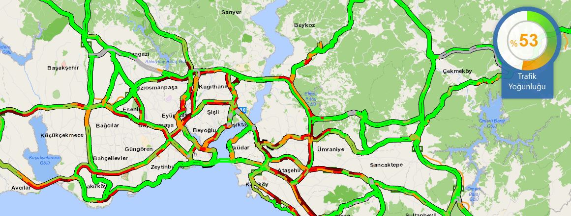 İstanbul'da haftanın ilk iş günü trafik yoğunluğu yaşanıyor